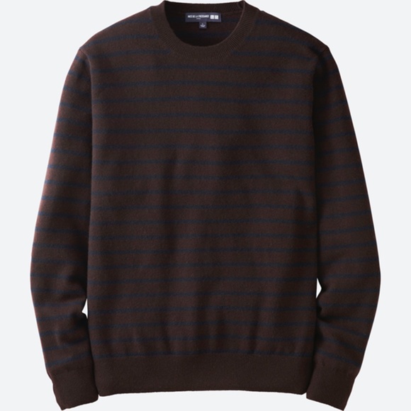 Uniqlo Other - UNIQLO INES CASHMERE STRIPED CREW NECK SWEATER